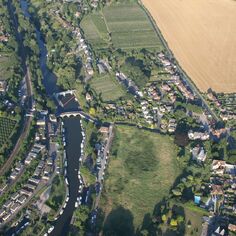 Views from a microlite - East Farleigh