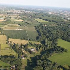 Views from a microlite - Quarry Wood and Ewell Manor