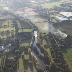 Views from a microlite - Mereworth Castle