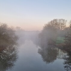 Mist over the River Medway