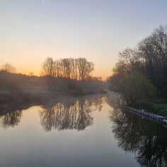 Sunrise over the River Medway