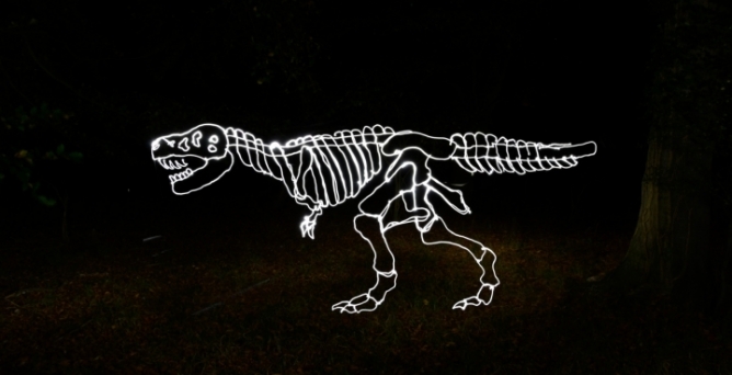 T-Rex night hunting